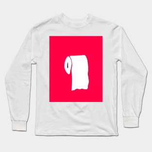 Toilet Paper - Pink Long Sleeve T-Shirt